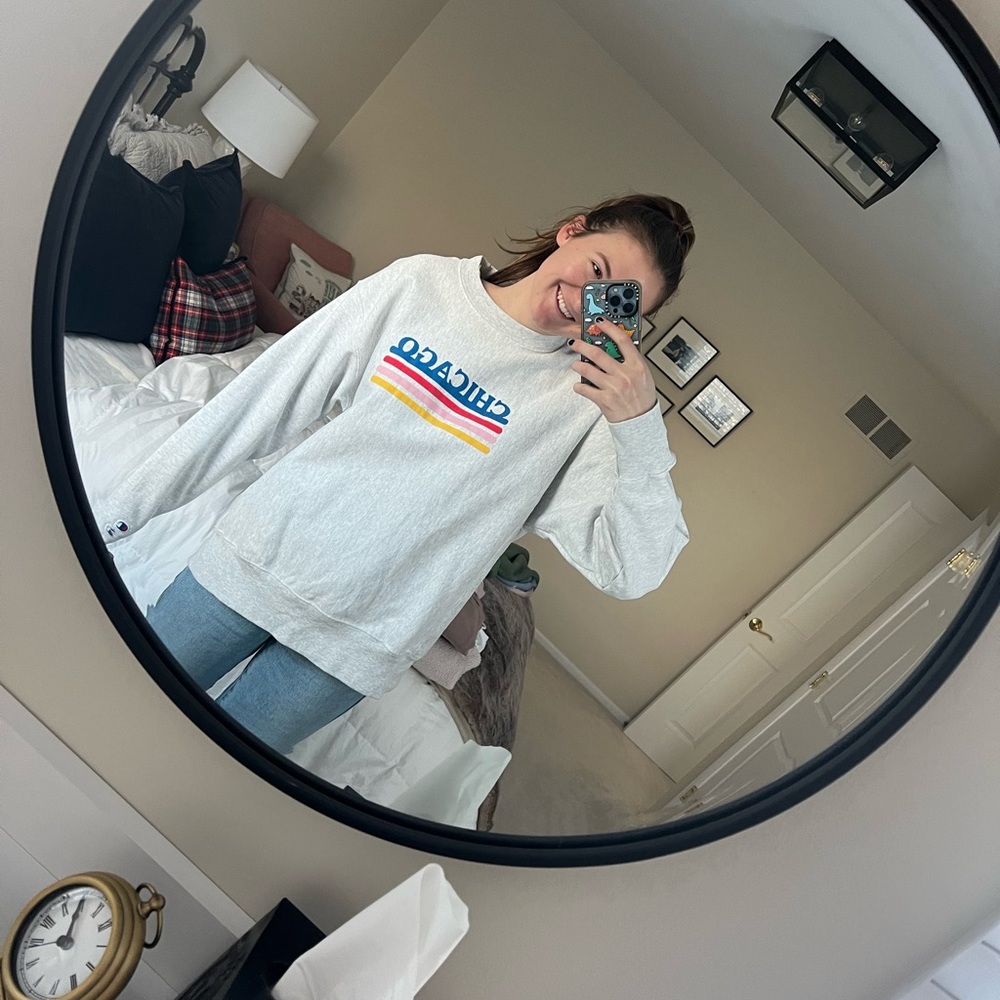 Large Champion Chicago Crewneck